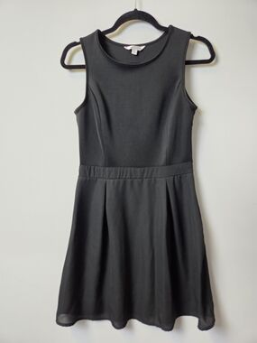 Charming Charlie Black Sleeveless Fit-and-Flare Mini Dress